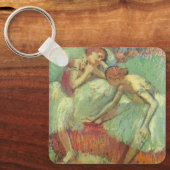 Dancers in Green by Edgar Degas, Dalletヴィンテージ キーホルダー (正面)