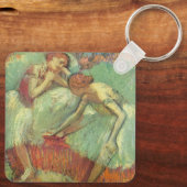 Dancers in Green by Edgar Degas, Dalletヴィンテージ キーホルダー (裏面)