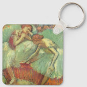 Dancers in Green by Edgar Degas, Dalletヴィンテージ キーホルダー (裏面)