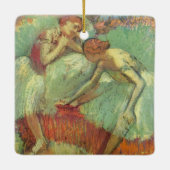 Dancers in Green by Edgar Degas, Dalletヴィンテージ セラミックオーナメント (裏面)