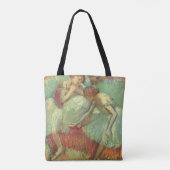 Dancers in Green by Edgar Degas, Dalletヴィンテージ トートバッグ (裏面)