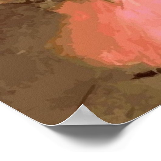 Dancers in Pink by Degas ポスター (角)