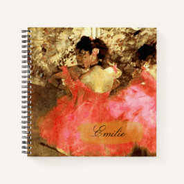 Dancers in Pink by Degas Sketchbook ノートブック