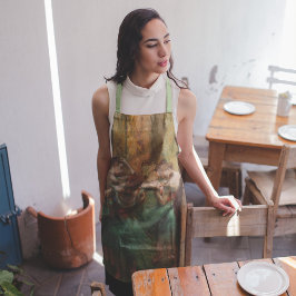 Dancers, Pink and Green by Degas，アート エプロン