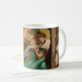Dancers, Pink and Green by Degas，アート コーヒーマグカップ (正面右)
