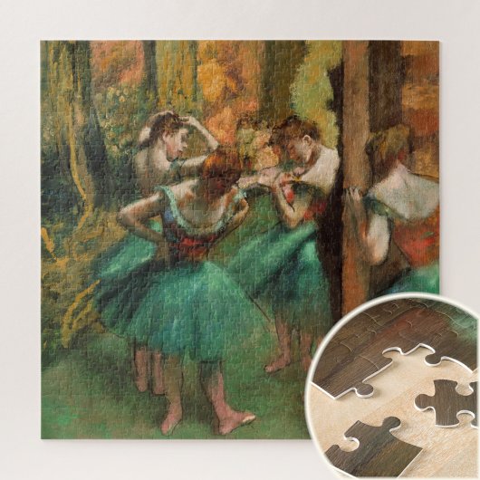 Dancers, Pink and Green by Degas，アート ジグソーパズル