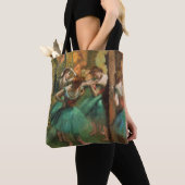 Dancers, Pink and Green by Degas,アート トートバッグ (クローズアップ)