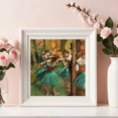 Dancers, Pink and Green by Degas，アート ポスター