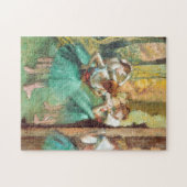 Dancers Pink and Green by Edgar Degas ジグソーパズル (横)