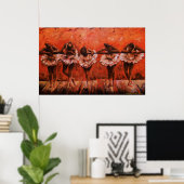 Dancers Secret I - Canvas Print ポスター (ホームオフィス)