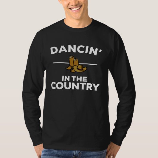 Dancin  In The Country Country Music Lyrics Tシャツ (正面)