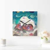 DANCIN WITH THE STARZ Cream Chow – ウォールクロック (ホーム)