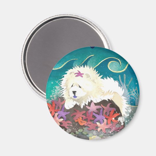 DANCIN WITH THE STARZ - Cream Chow  マグネット (正面/裏面)