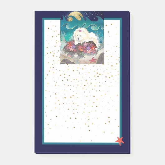 DANCIN WITH THE STARZ cream chow Post-It Notes ポストイット (正面)