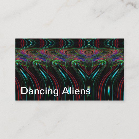 Dancing Aliens (you may change the words) 名刺 (正面)
