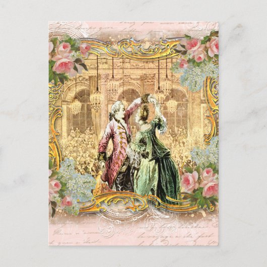 Dancing at Versailles ポストカード (正面)
