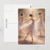 Dancing ballerinas. Postcard ポストカード (正面/裏面)