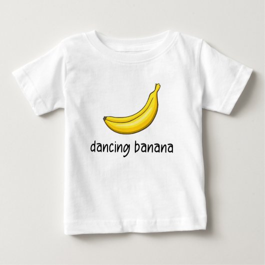 Dancing Banana ベビーTシャツ (正面)