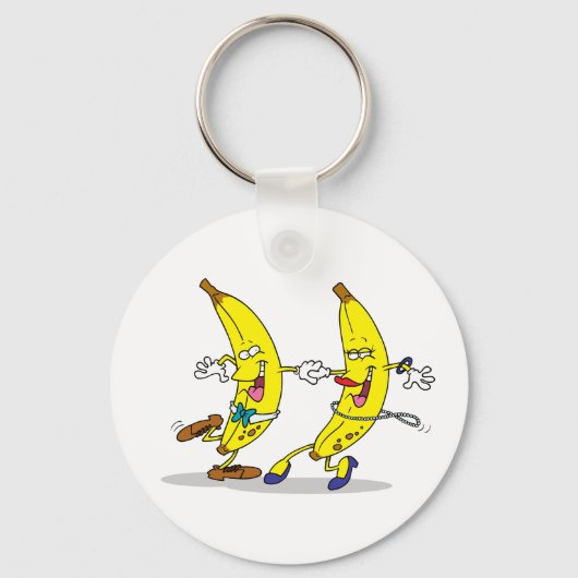 Dancing Bananas Keychain キーホルダー (正面)