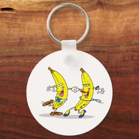 Dancing Bananas Keychain キーホルダー (正面)