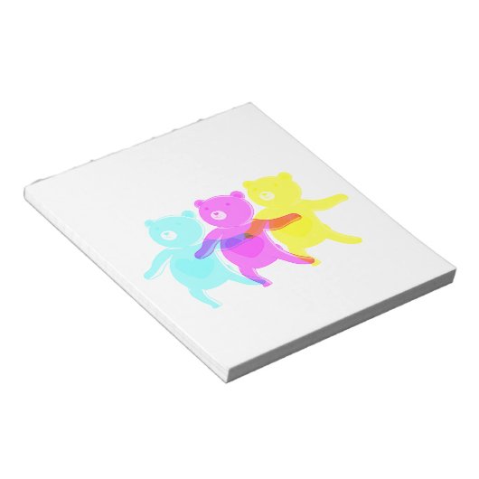 Dancing bears ノートパッド (アングル)