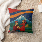 Dancing beneath Mount Ararat  クッション (ブランケット)