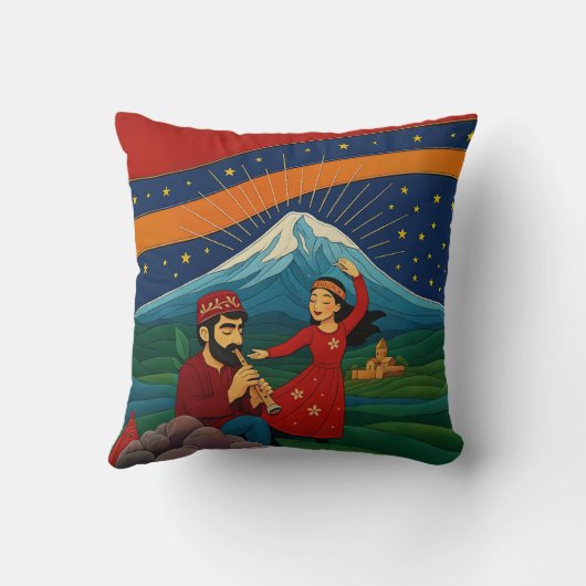 Dancing beneath Mount Ararat  クッション (裏面)