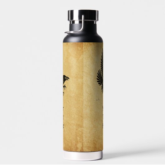 Dancing Blue Raven ウォーターボトル (右面)