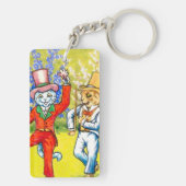 Dancing Cats キーホルダー (裏面)
