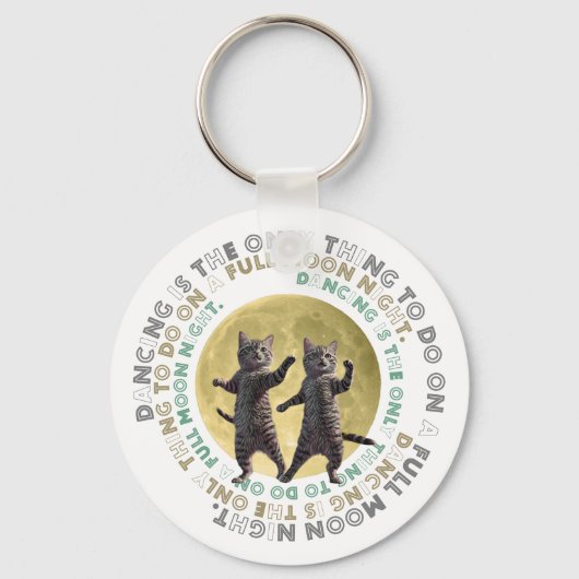 dancing cats-1  キーホルダー (正面)