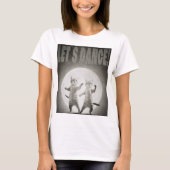 dancing cats-2-BW Tシャツ (正面)