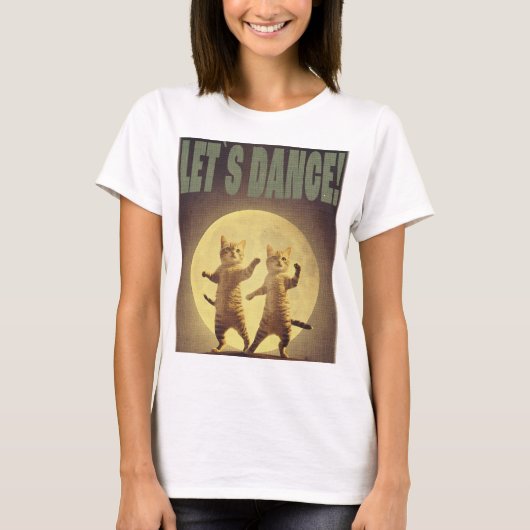 dancing cats-2 tシャツ (正面)
