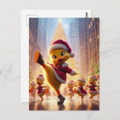 Dancing Christmas Ducks ポストカード (正面/裏面)