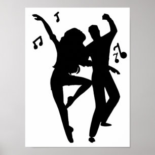Dancing Couple Poster ポスター