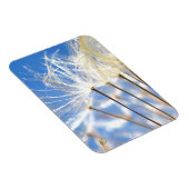 Dancing Dandelion Poof, Happy, Joyful, Nature マグネット (右側)