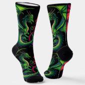 DANCING DRAGONS SOCKS ソックス (傾斜あり)