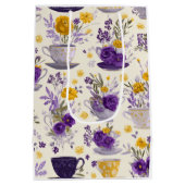 Dancing flower  ミディアムペーパーバッグ (裏面)