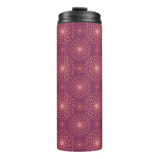 Dancing Galaxy Cosmic Drinkware Pattern タンブラー (正面)