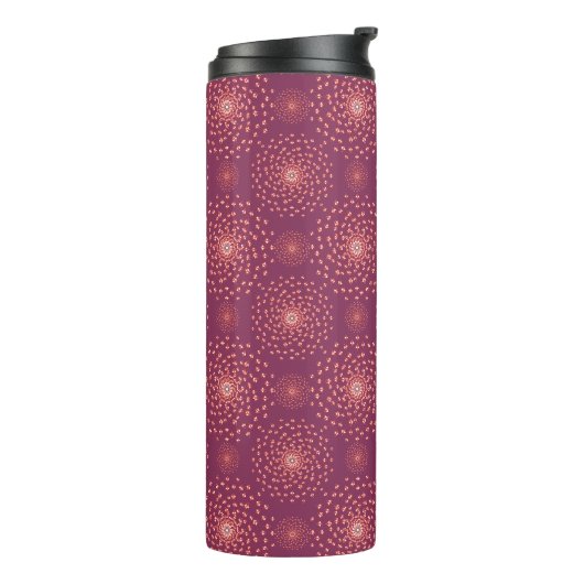 Dancing Galaxy Cosmic Drinkware Pattern タンブラー (回転左)