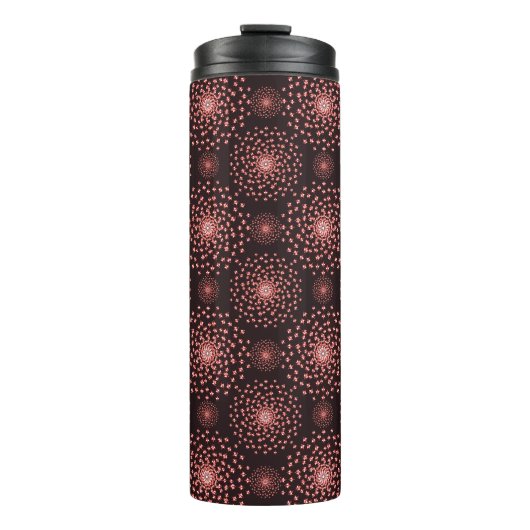 Dancing Galaxy Cosmic Drinkware Pattern タンブラー (正面)