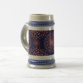Dancing Galaxy Cosmic Drinkware Pattern ビールジョッキ (正面左)