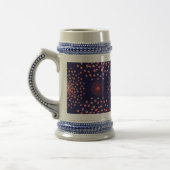 Dancing Galaxy Cosmic Drinkware Pattern ビールジョッキ (左)