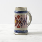 Dancing Galaxy Cosmic Drinkware Pattern ビールジョッキ (正面右)