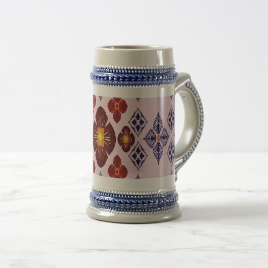 Dancing Galaxy Cosmic Drinkware Pattern ビールジョッキ (正面右)