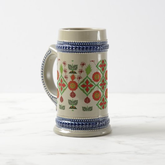 Dancing Galaxy Cosmic Drinkware Pattern ビールジョッキ (正面左)