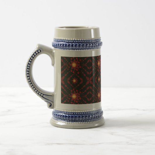 Dancing Galaxy Cosmic Drinkware Pattern ビールジョッキ (左)