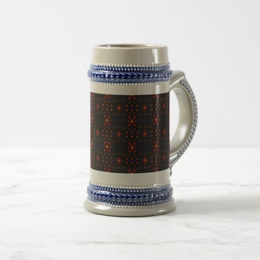 Dancing Galaxy Cosmic Drinkware Pattern ビールジョッキ (正面右)