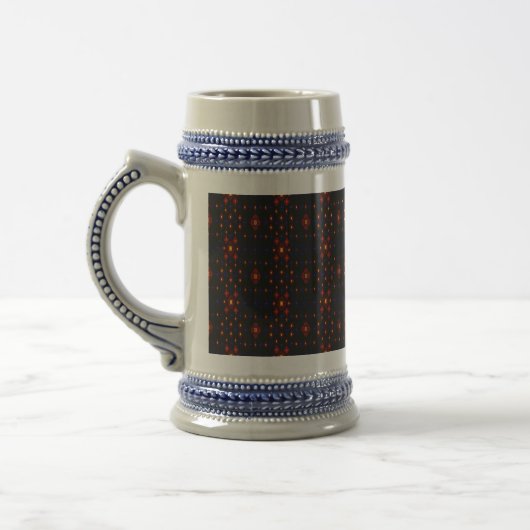 Dancing Galaxy Cosmic Drinkware Pattern ビールジョッキ (左)