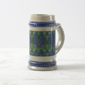 Dancing Galaxy Cosmic Drinkware Pattern ビールジョッキ (正面右)