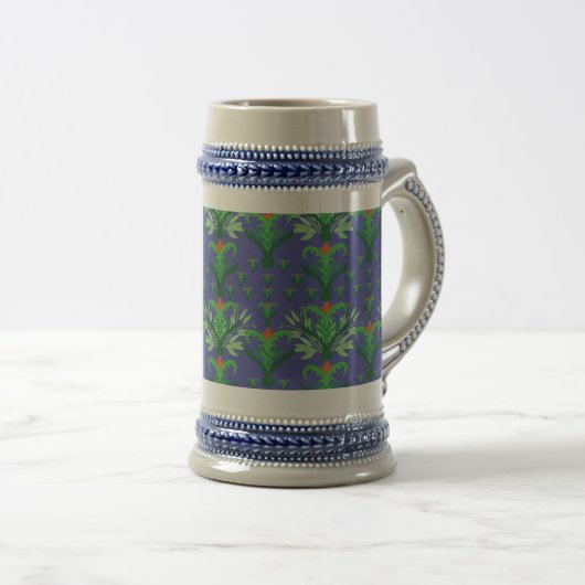 Dancing Galaxy Cosmic Drinkware Pattern ビールジョッキ (正面右)